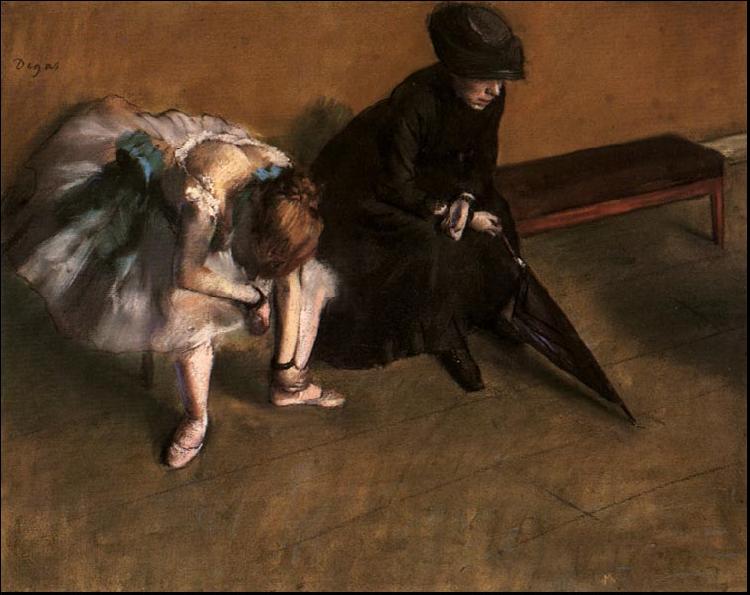 Edgar Degas Waiting